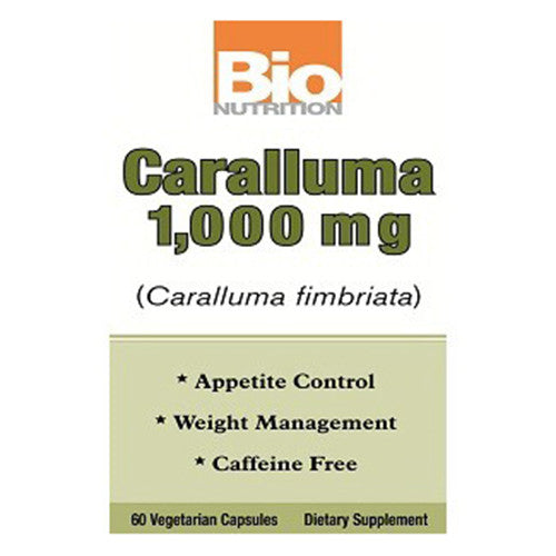 Bio Nutrition Caralluma 1000 mg Vegetarian Capsules, Appetite Control, 60 ea